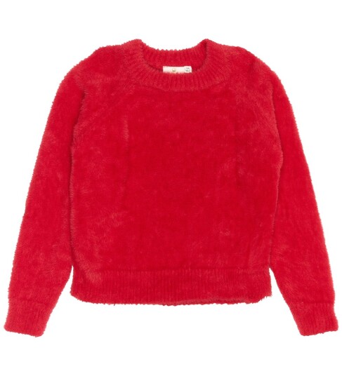 The New Tnrumi Knit Pullover Red 146/152