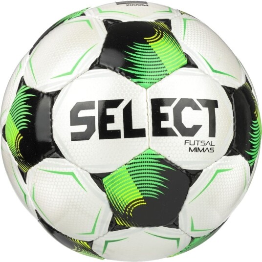 Select Fotball Futsal Mimas V26 Hvit/Grønn Str. 62–64 cm