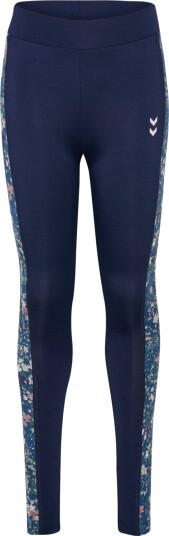 Hummel Dress Blues/Riverside Mix Mid Waist Strømpebukser 122