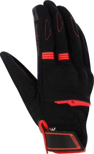 MC-Hansker Bering Fletcher EVO Svart /Rød L
