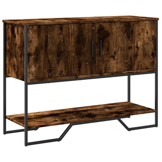Konsollbord røkt eik 100x35x74,5 cm konstruert tre 848536