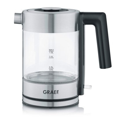 Graef Wk300 1 L 2000 W Sort Rustfritt Stål Gjennomsiktig Glass Vannivåindikator