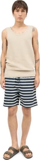 Mads Nørgaard Hazy Cotton Reffen Tank Top Beige S Mads Nørgaard Hazy Cotton Reffen Tank Top Beige S