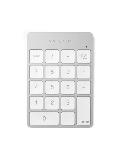 Satechi Slim Trådløst Tastatur Bluetooth med Aluminium Finish - Sølv