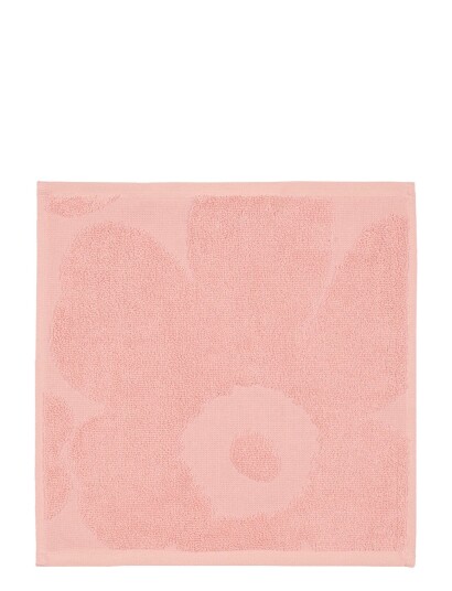 Marimekko Unikko Mini Towel 32X32Cm Pink Home PINK POWDER 32X 32CM