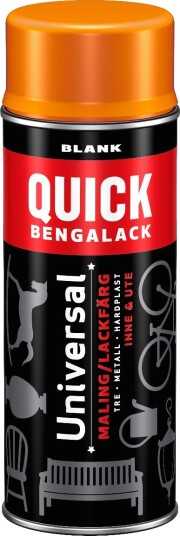 Quick bengalack spray oransje blank