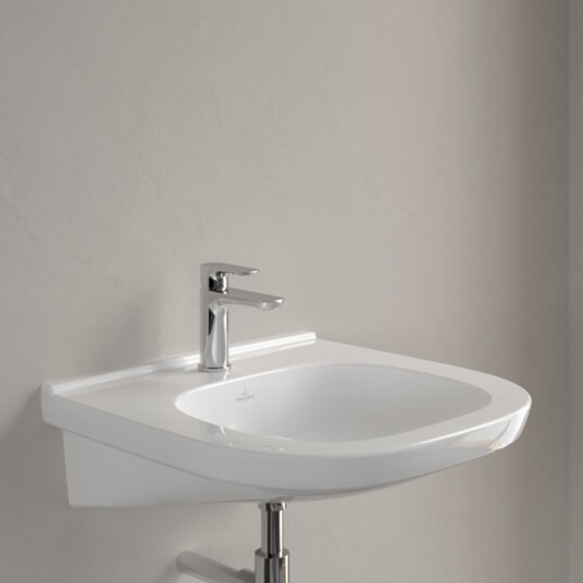 Villeroy Og Boch V&B Vicare Antibakteriell C+ 55,5x54 CM U Overløp HVIT Alpin