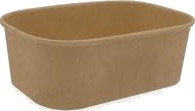 Bæger Catersource 172X120x56 Mm 750 Ml Kraft Med Pp Brun,6 Ps X 50 Stk/Krt