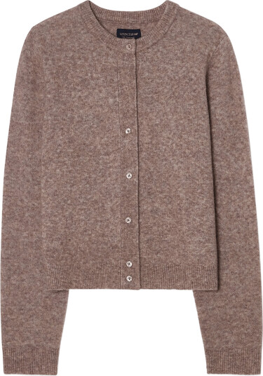 Lexington Clothing Fine Knitted Cardigan Brown XS