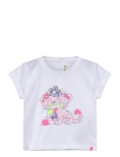 Billieblush Short Sleeves Tee Shirt White 98 Billieblush Short Sleeves Tee Shirt White 98