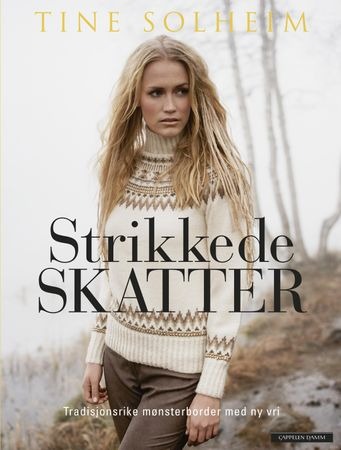 Strikkede skatter Innbundet Veldig pen bok / som ny