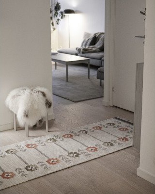 Kilands Victoria grey – håndvevd ullteppe