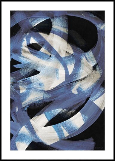 Abstract Brush Strokes 128 Plakat Plakat / 21x30cm