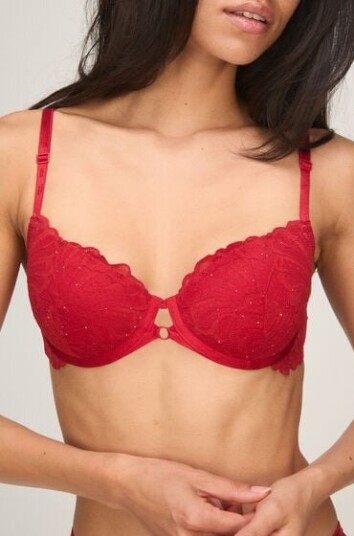 Hunkemöller Polstret Bøyle BH Erica Rød