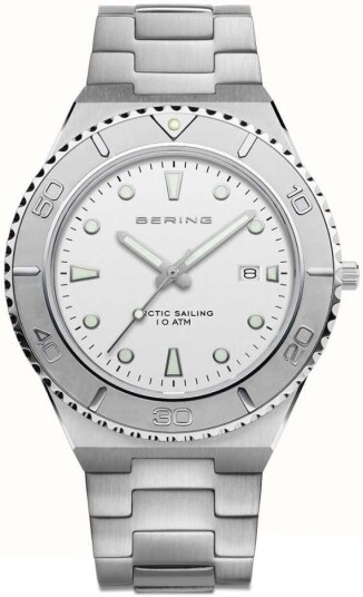 Bering Herreklokke 18940 704 Classic Hvit/Stål Ø40 mm Bering Herreklokke 18940 704 Classic Hvit/Stål Ø40 mm
