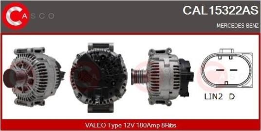 CASCO CAL15322AS Dynamo CASCO CAL15322AS Dynamo