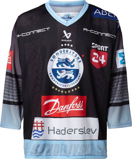 Sønderjyske Ishockey 22/23 Spillertrøye Svart S Sønderjyske Ishockey 22/23 Spillertrøye Svart S