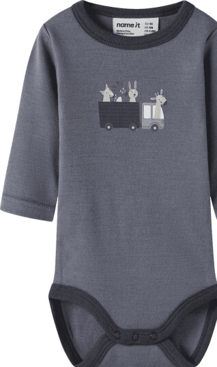 Name It Nbmwillit body i ull, Folkstone Gray (92) 92
