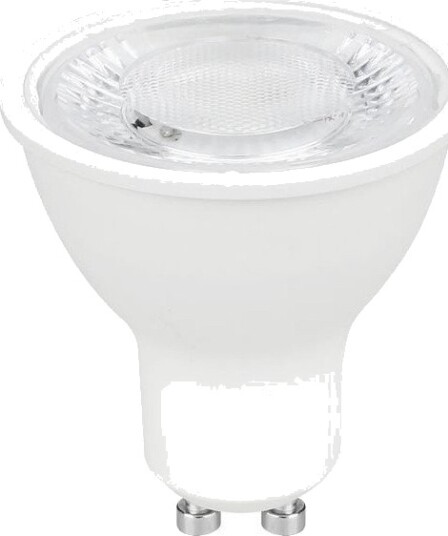 Spl GU10 6W dimbar LED pære 750lm 2700K 36° MR16 størrelse Dimbar : Dimbar Kulør : Varm Spl GU10 6W dimbar LED pære 750lm 2700K 36° MR16 størrelse Dimbar : Dimbar Kulør : Varm