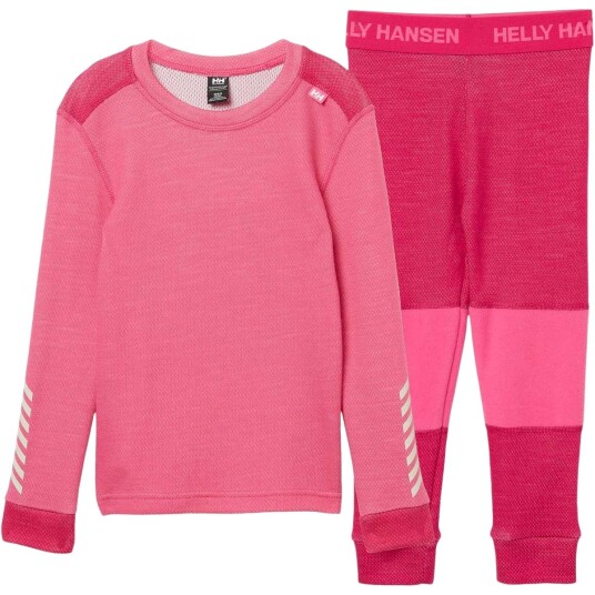 Helly Hansen Superundertøy K Lifa Merino Set Rosa Helly Hansen Superundertøy K Lifa Merino Set Rosa
