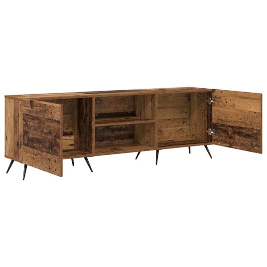 TV skap Gammelt tre 150 x 30 x 50 cm Konstruert tre TV skap Gammelt tre 150 x 30 x 50 cm Konstruert tre