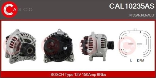 CASCO CAL10235AS Dynamo