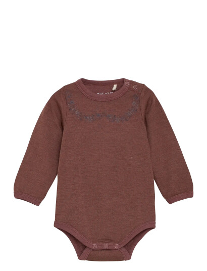 CeLaVi Body Ls, Solid W. Print Brown 80