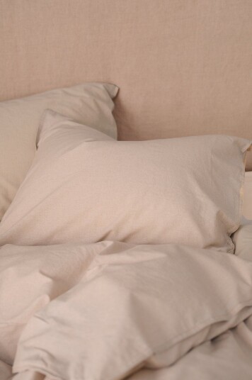 Ellos Home   Putevar Rania i vintagevasket bomull   Beige