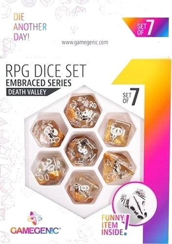 Gamegenic Embraced Series Rpg Terningesett Death Valley Gamegenic Embraced Series Rpg Terningesett Death Valley