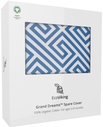 EcoViking Överdrag babynest Ancient Blue EcoViking Överdrag babynest Ancient Blue