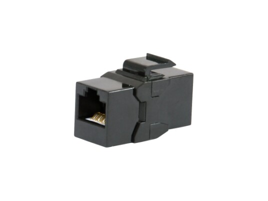 Equip 125580 Flat Sort Rj 45 Rj 45 Hunkjønn Hunkjønn
