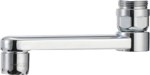 Mora svingbar tut 200 mm M26x1.5 Krom