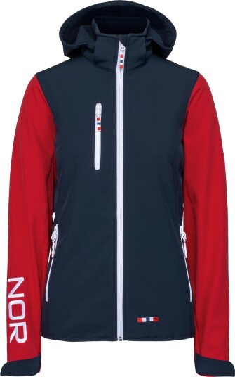NOR Hoody Softshell Jakke Dame Navy NOR Hoody Softshell Jakke Dame Navy