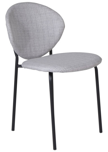 Venture Design Vault spise stol Grå Textil/svart Grå