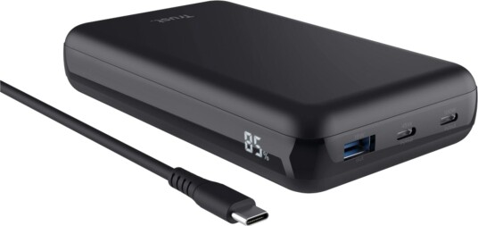 Trust Laro 100W Powerbank med 20000 mAh og USB-C i svart