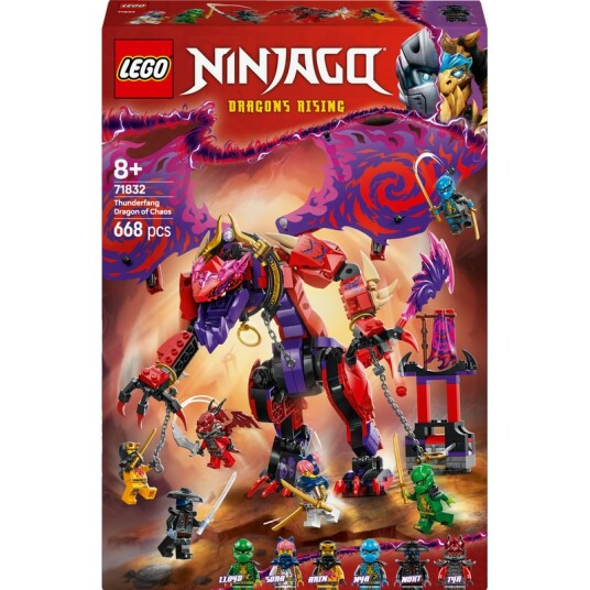 LEGO Ninjago Kaosdragen Thunderfang 71832 LEGO Ninjago Kaosdragen Thunderfang 71832