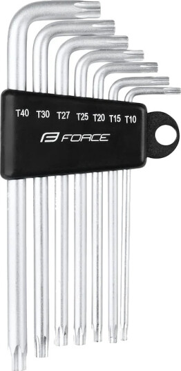 Force torx verktøysett med 7 deler T10-40 Force torx verktøysett med 7 deler T10-40