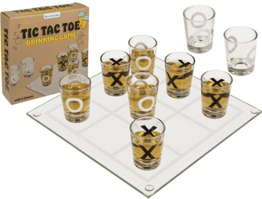 Out of The Blue Tic Tac Toe drikkespill