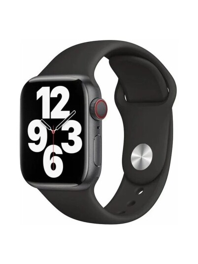Lippa Apple Watch Silicone Strap 38/40/41 Black