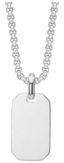 Captena Rectangle Halskjede Rustfritt Stål DU10063 - Herre