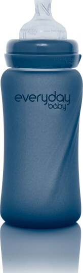 Everyday Baby Glass Baby Bottle Heat Sensing Healthy + Blueberry 240Ml - Blue - 240 ml Everyday Baby Glass Baby Bottle Heat Sensing Healthy + Blueberry 240Ml - Blue - 240 ml