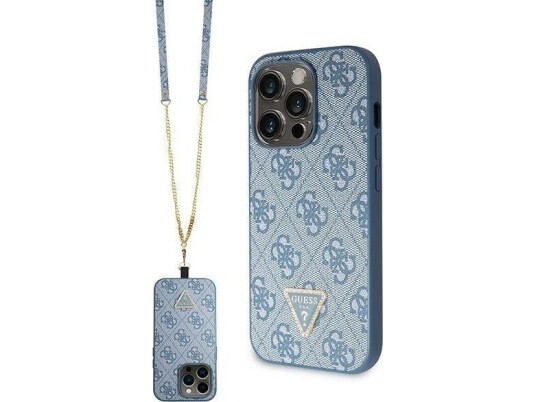 Veske Guess Guhcp14xp4tdscpb Iphone 14 Pro Max 6,7" Blå/Blå Hardcase Crossbody 4G Metalllogo