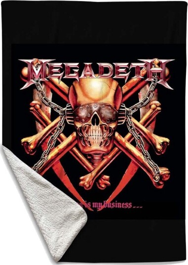 Rocksax Megadeth Killing Is My Business Sherpa Fleece Blanket 60 in x 80 in 78899310 Rocksax Megadeth Killing Is My Business Sherpa Fleece Blanket 60 in x 80 in 78899310