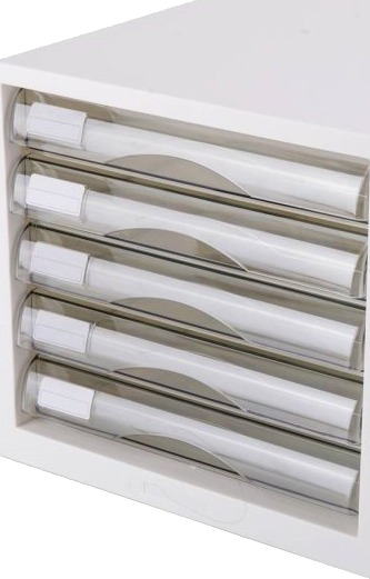 Deli Skuffeboks 5 Skuffer 27,5X34x26 Cm Hvit D360202 Deli Skuffeboks 5 Skuffer 27,5X34x26 Cm Hvit D360202