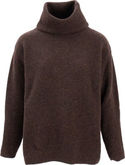 Sätila Women's Sandby Polo Sweater Brown Melange S