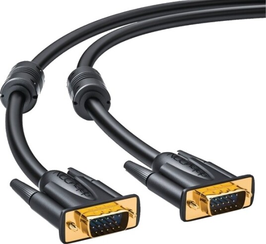 Vga Kabel Hq Svart 3,00 M Vga: Hann Til Vga: Hann Vga Kabel Hq Svart 3,00 M Vga: Hann Til Vga: Hann