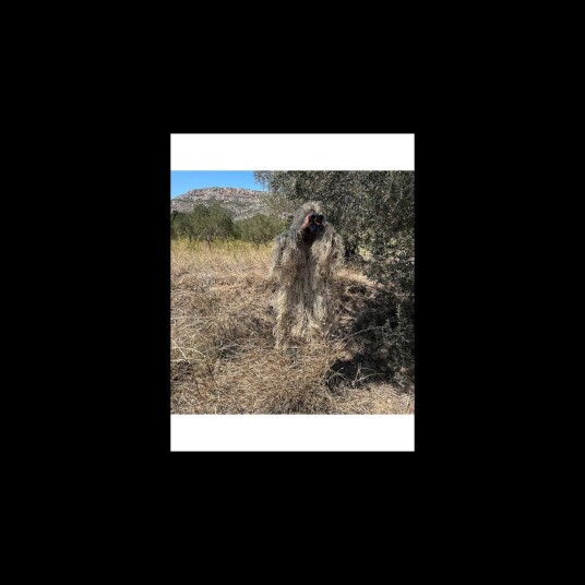 Tragopan Parka Ghillie i Beige Frakk i ghilliekamuflasje i Beige
