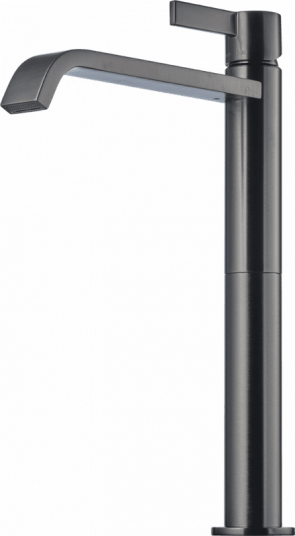 Tapwell ARM081 Servantbatteri Brushed Black Chrome