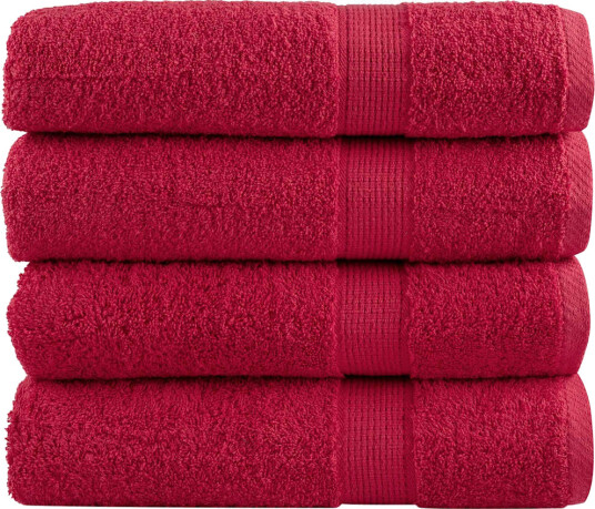 vidaXL Premium badehåndklær SOLUND 4 stk 100x150 cm 600 g/m2