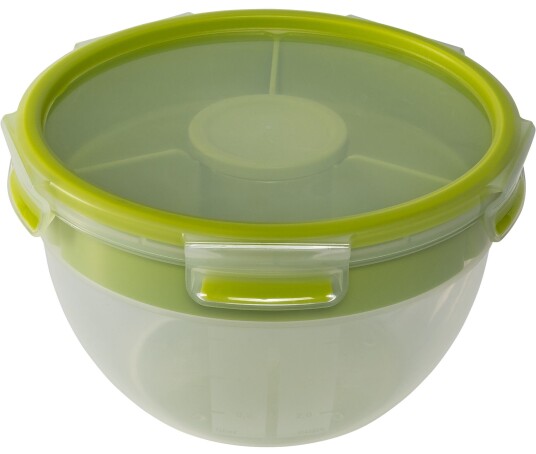 Emsa Clip&Go Salatboks 2,6 L Grønn